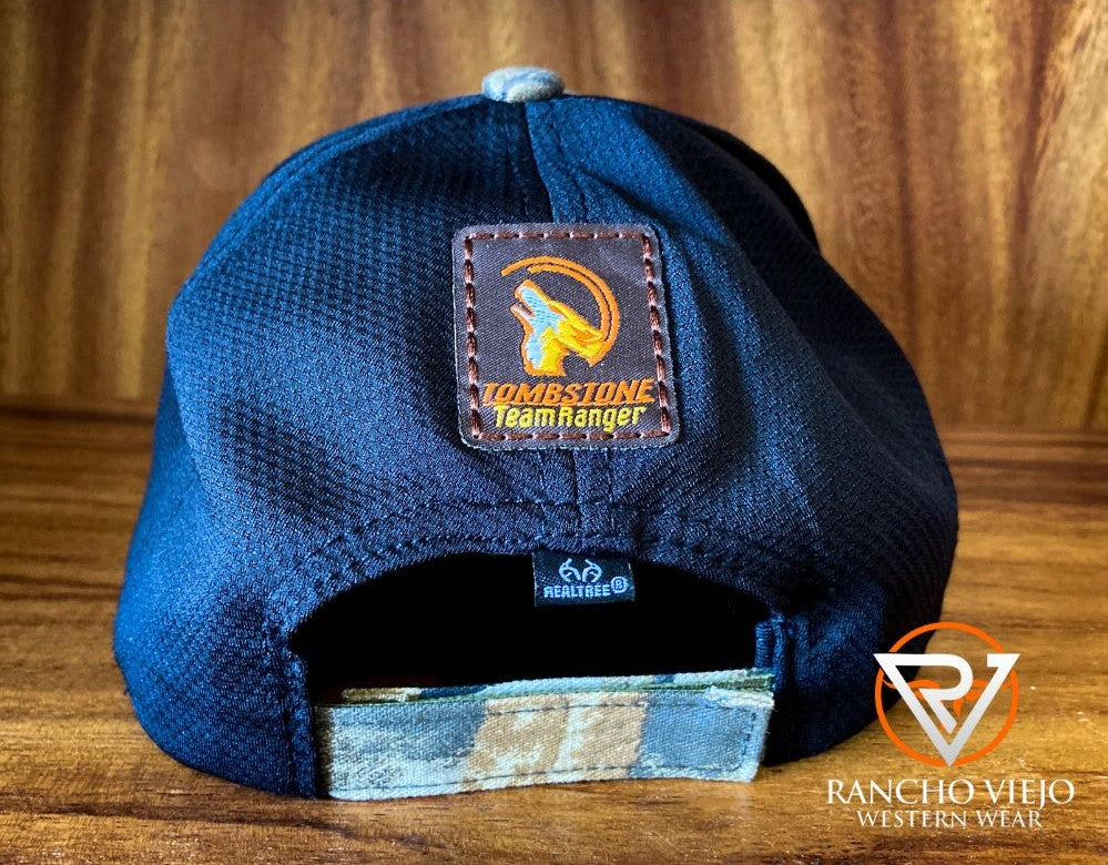 Gorra Oficial Tombstone Team Ranger Camuflaje Negro