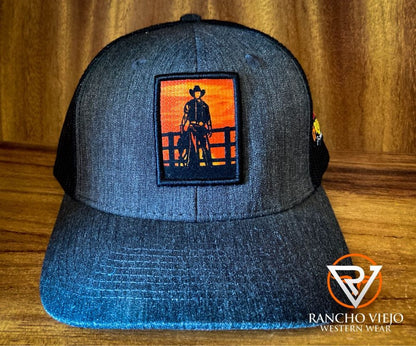 Gorra Oficial Ultimate Rodeo Gris Oxford Negro - Tombstone