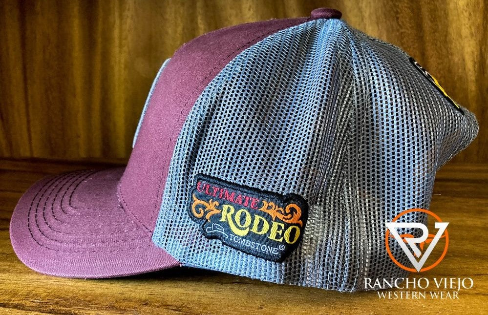 Gorra Oficial Ultimate Rodeo Marrón Gris