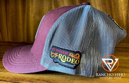 Gorra Oficial Ultimate Rodeo Marrón Gris