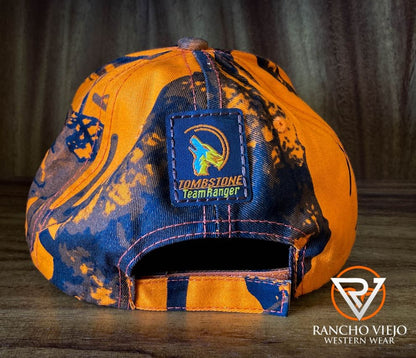 Gorra Oficial Tombstone Team Ranger Naranja Negro