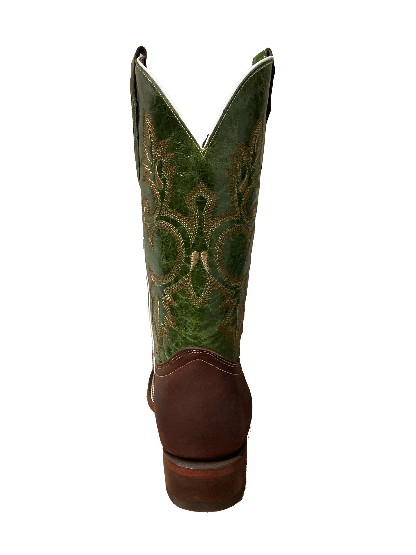 Bota de Piel Genuina para Hombre JW Ranch - Estilo Justin, Color Shedron, Rodeo, Crazy Horse